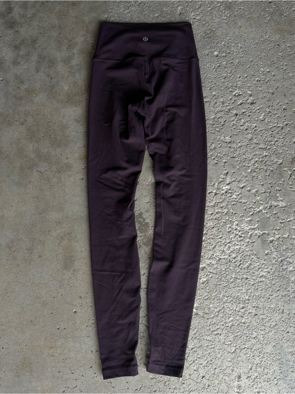 Lululemon Align High Rise Ankle Leggings Burgundy Size 2 Preppy Workout Ahletic